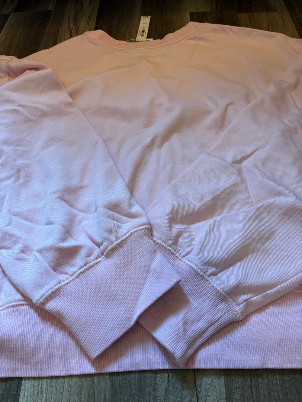 Victoria's Secret Pale Pink, Cropped Crewneck Sweatshirt- Size XL- NWT - Picture 8 of 11